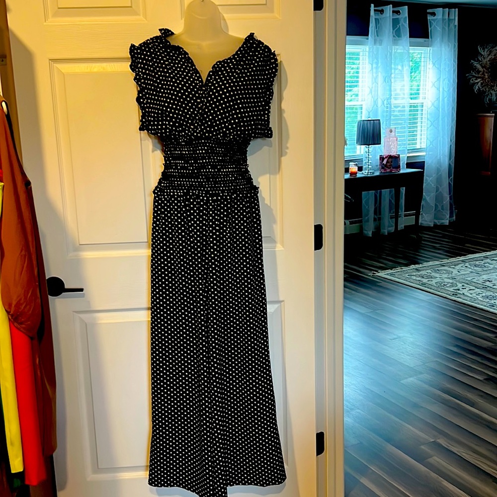 Black Polka Dot jumpsuit